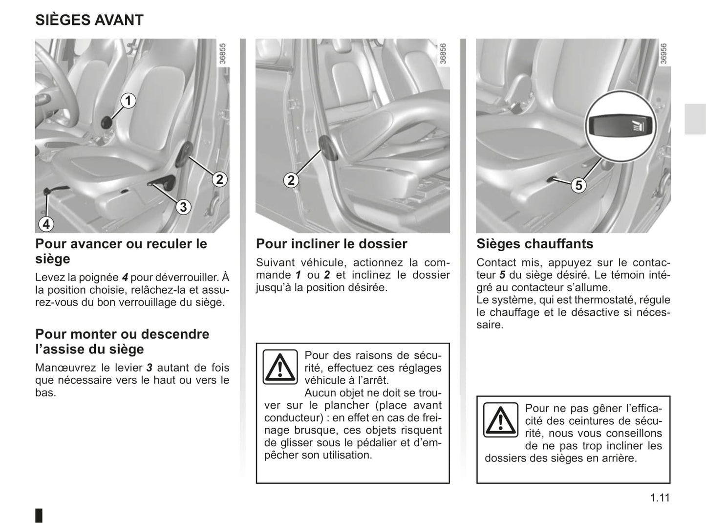 2018-2019 Renault Twingo Owner's Manual | French