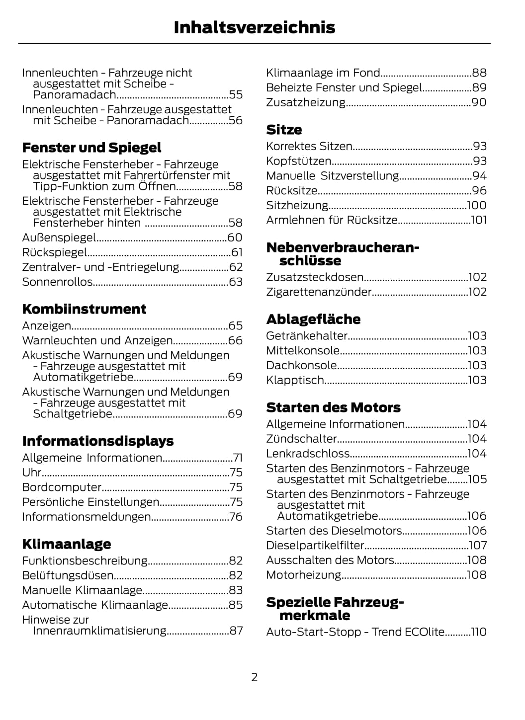 2013-2014 Ford Tourneo Connect Gebruikershandleiding | Duits