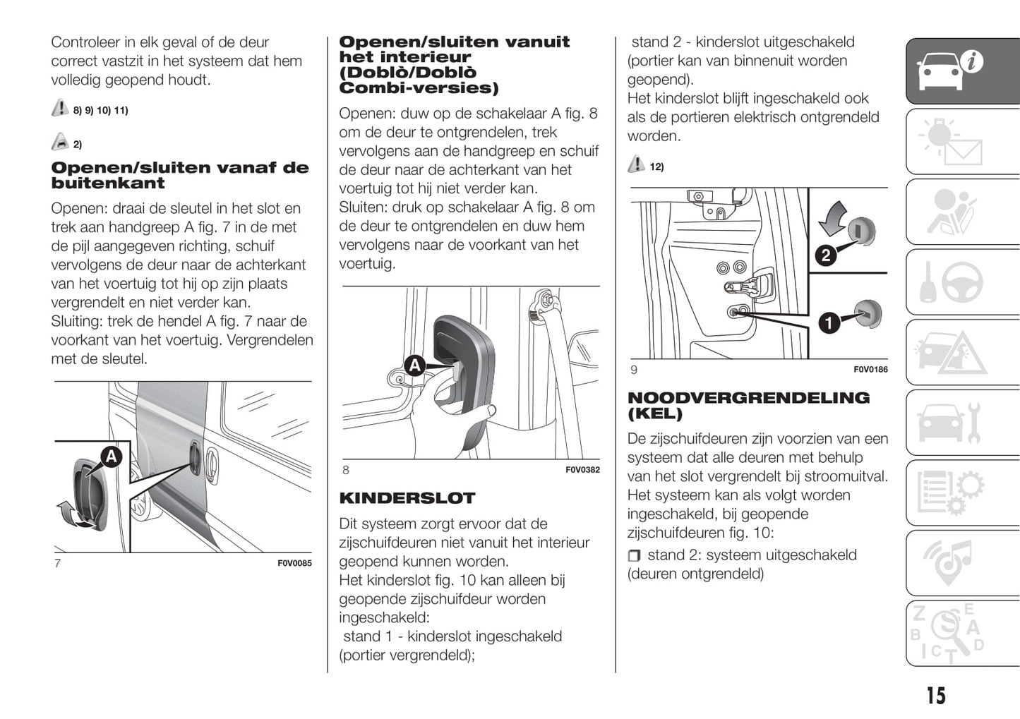 2017-2018 Fiat Doblò Gebruikershandleiding | Nederlands