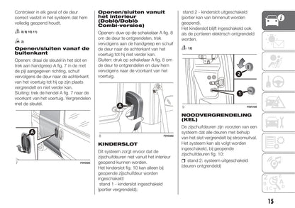 2017-2018 Fiat Doblò Gebruikershandleiding | Nederlands