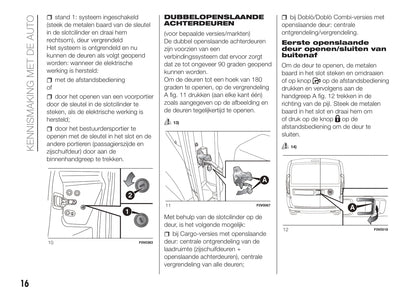 2017-2018 Fiat Doblò Gebruikershandleiding | Nederlands