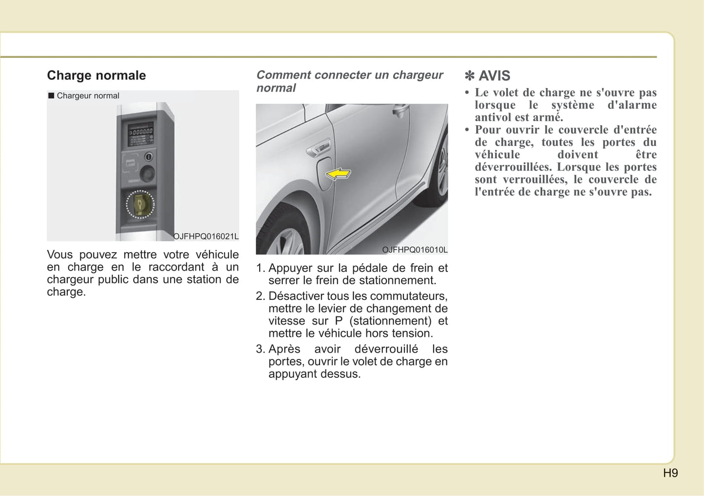 2019 Kia Optima Hybrid/Optima Plug-in Hybrid Owner's Manual | French