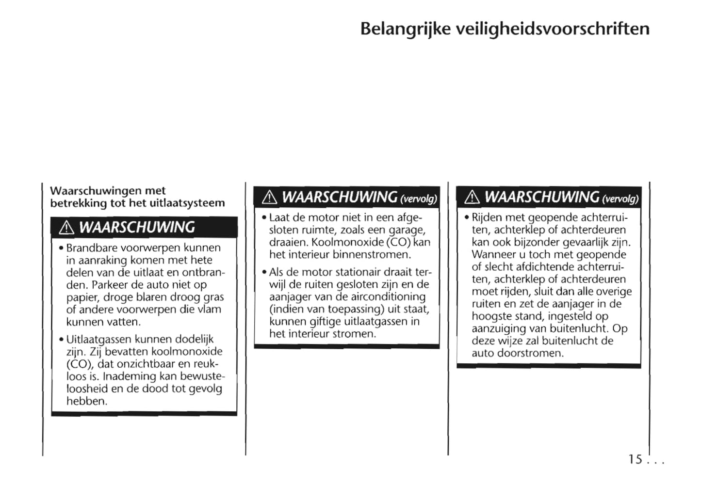 1999-2004 Chevrolet Alero Bedienungsanleitung | Niederländisch