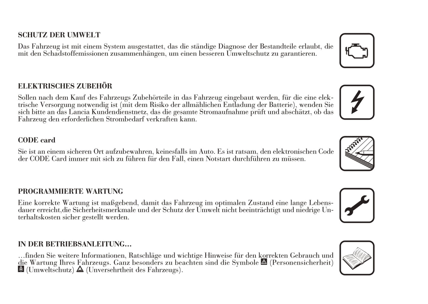 2006-2011 Lancia Ypsilon Gebruikershandleiding | Duits