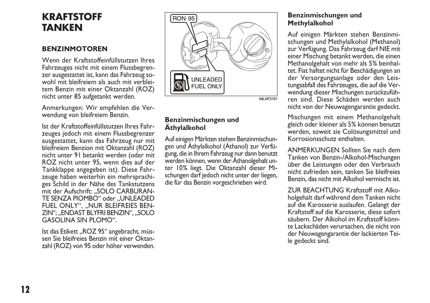 2013-2014 Fiat Sedici Gebruikershandleiding | Duits