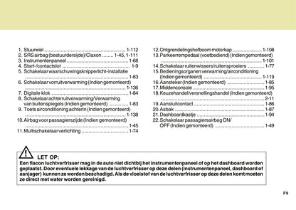 2008-2009 Hyundai Santa Fe Gebruikershandleiding | Nederlands