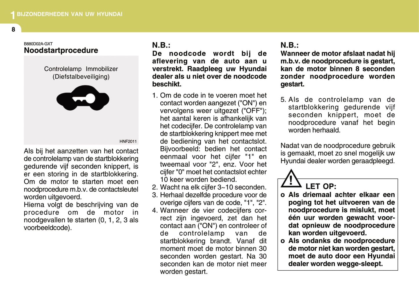 2008-2009 Hyundai Santa Fe Gebruikershandleiding | Nederlands