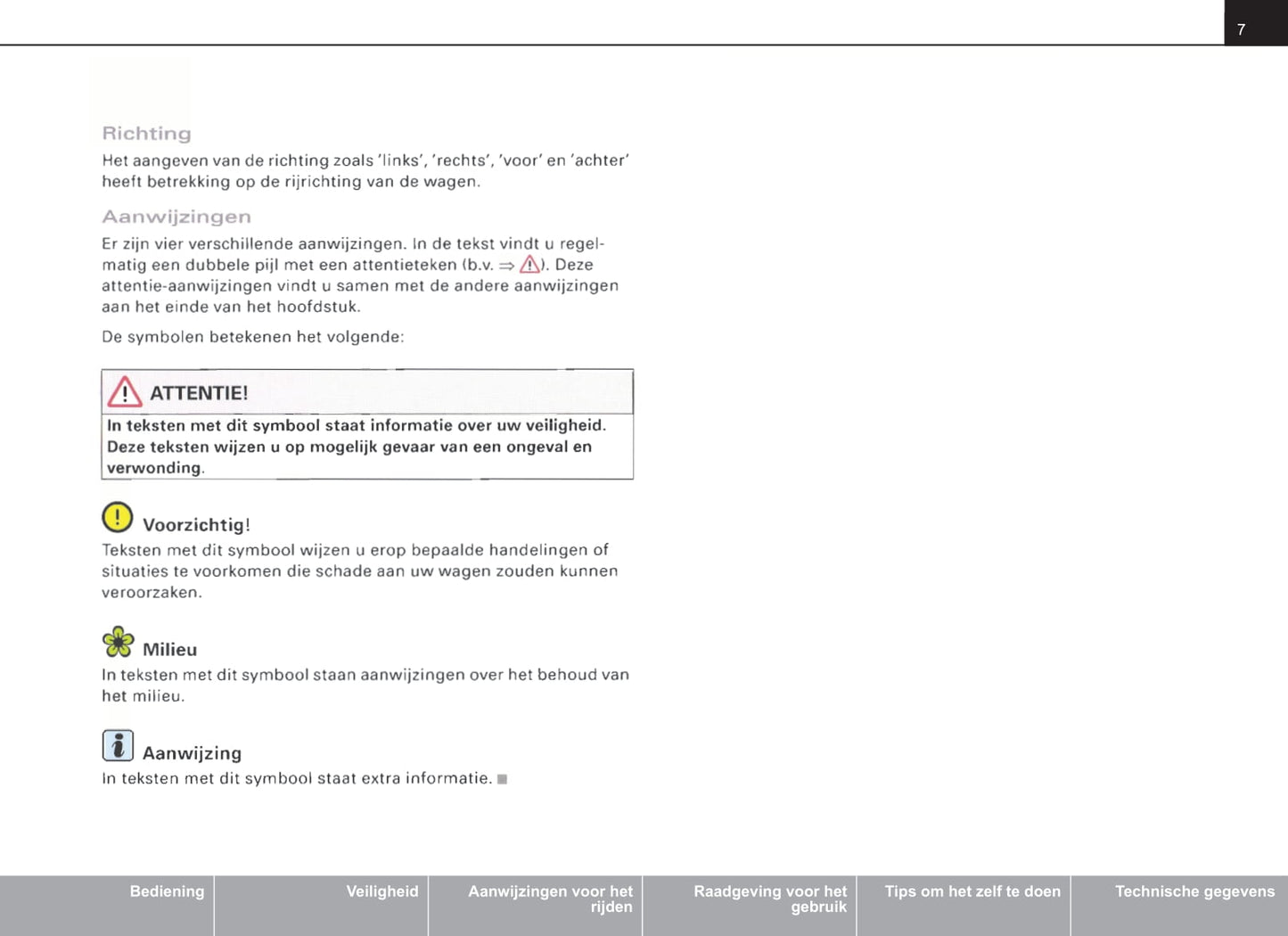 2004-2007 Audi A4 Avant Owner's Manual | Dutch