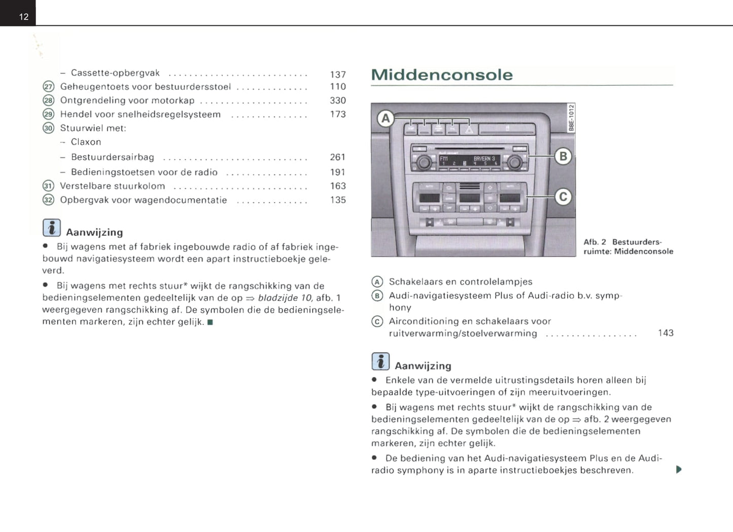 2004-2007 Audi A4 Avant Owner's Manual | Dutch