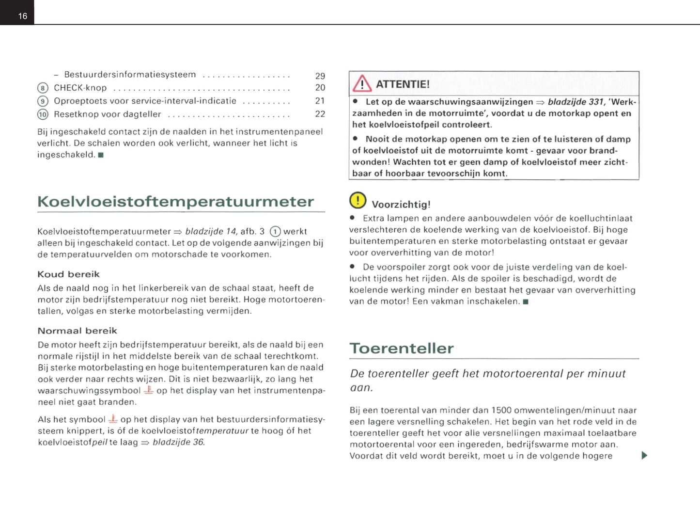 2004-2007 Audi A4 Avant Owner's Manual | Dutch