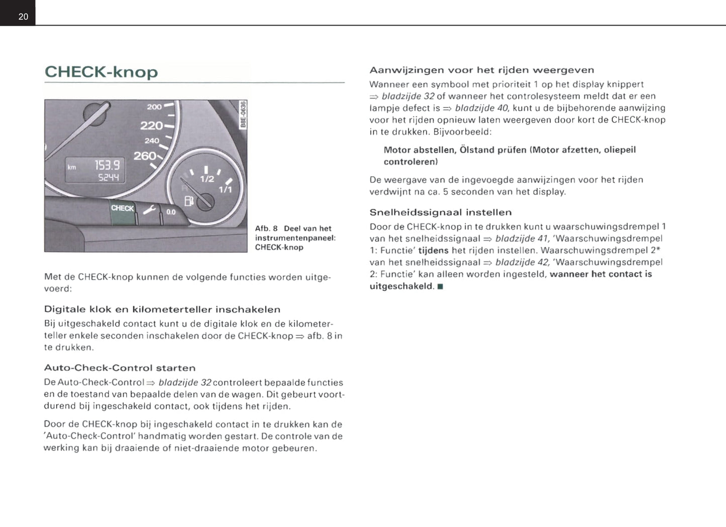 2004-2007 Audi A4 Avant Owner's Manual | Dutch