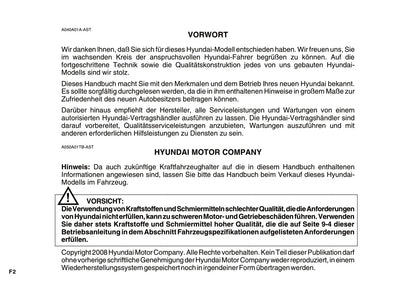 2008-2009 Hyundai Getz Gebruikershandleiding | Duits