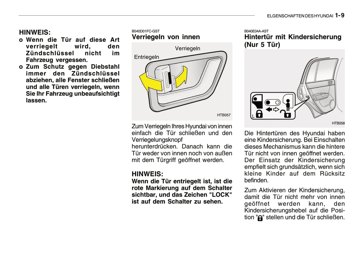 2008-2009 Hyundai Getz Gebruikershandleiding | Duits