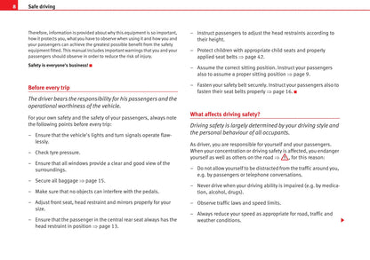 2007-2008 Seat Cordoba Owner's Manual | English