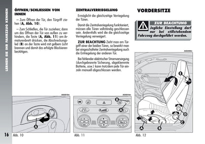 2005-2011 Alfa Romeo 147 Gebruikershandleiding | Duits