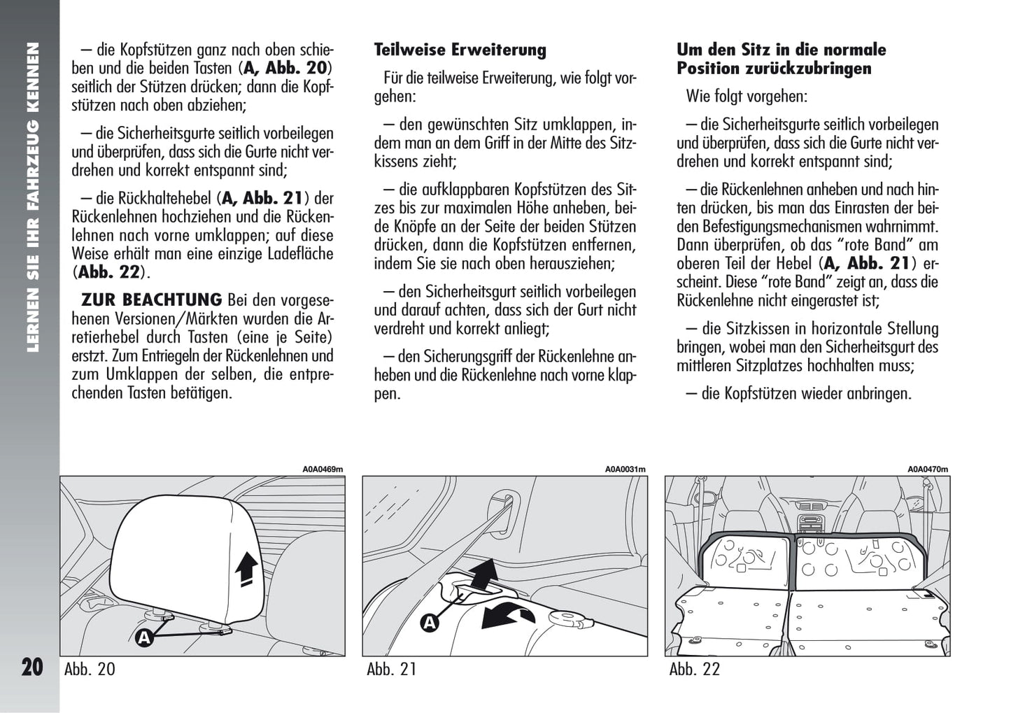 2005-2011 Alfa Romeo 147 Gebruikershandleiding | Duits