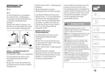 2018-2019 Fiat 500/500C Gebruikershandleiding | Duits