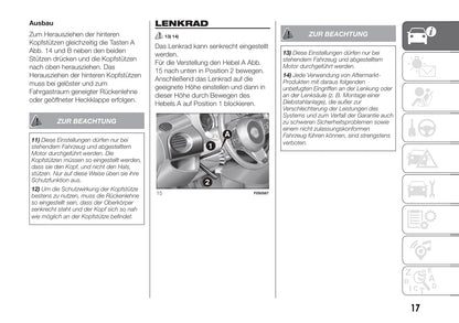 2018-2019 Fiat 500/500C Gebruikershandleiding | Duits