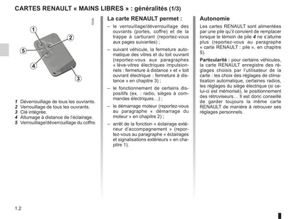 2011-2012 Renault Espace Owner's Manual | French