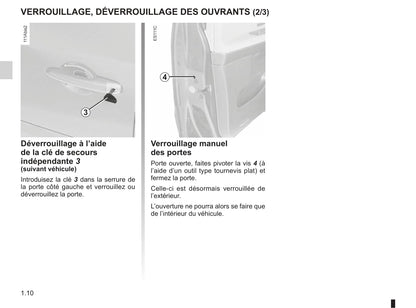 2011-2012 Renault Espace Owner's Manual | French