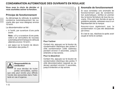 2011-2012 Renault Espace Owner's Manual | French