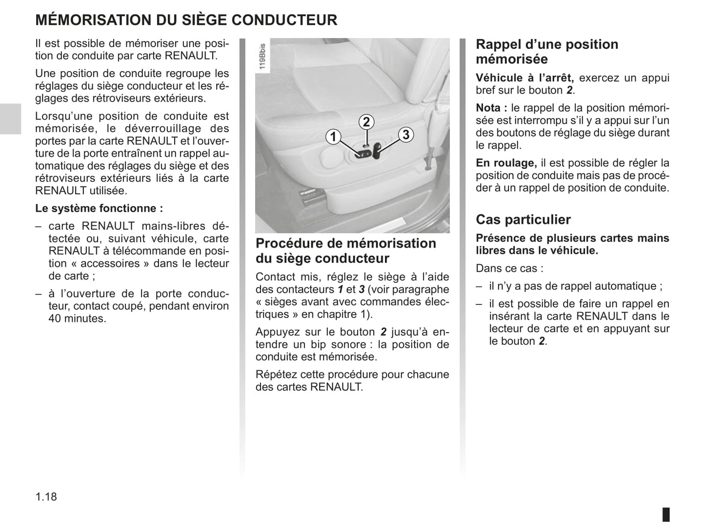 2011-2012 Renault Espace Owner's Manual | French