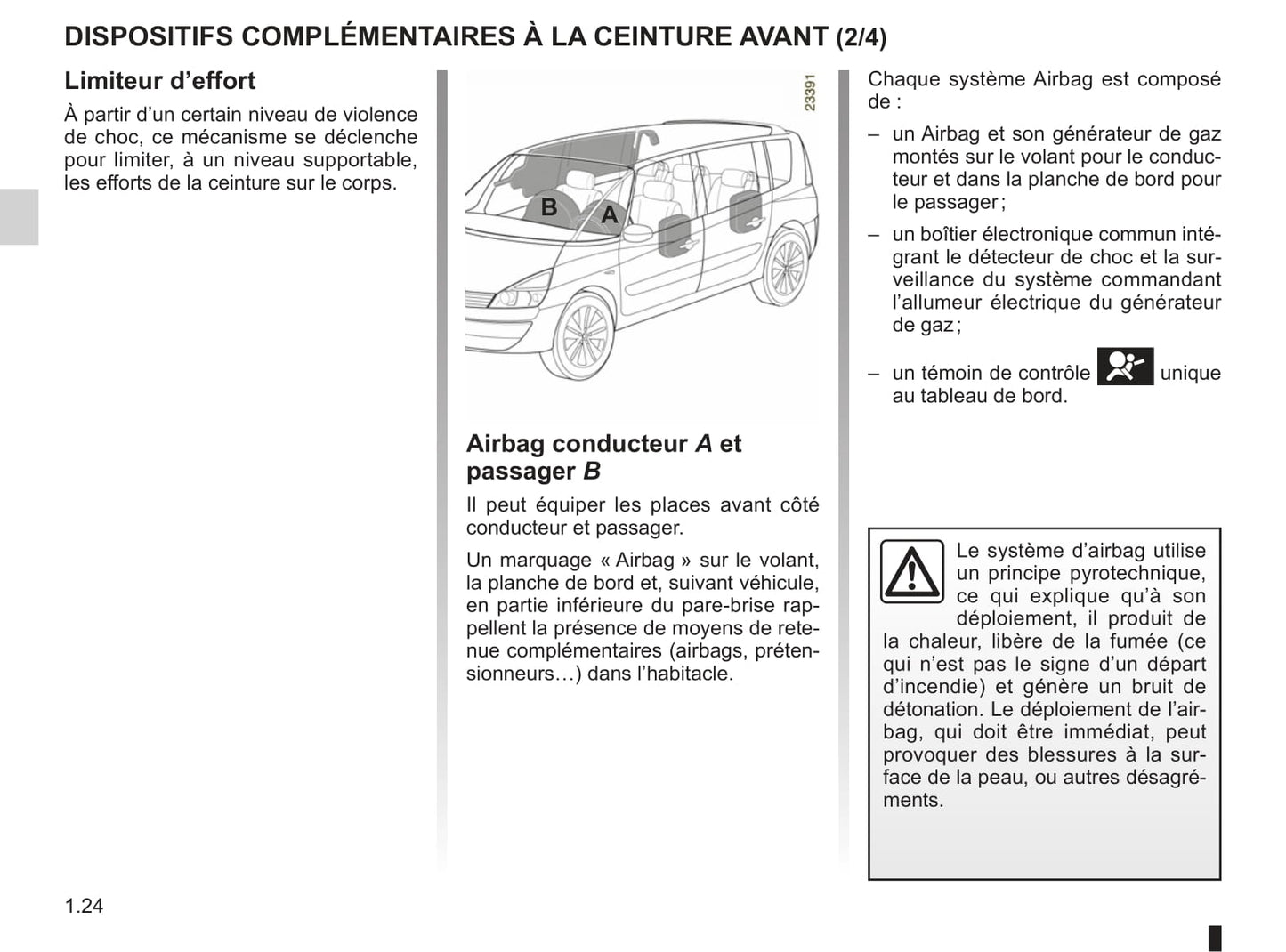 2011-2012 Renault Espace Owner's Manual | French