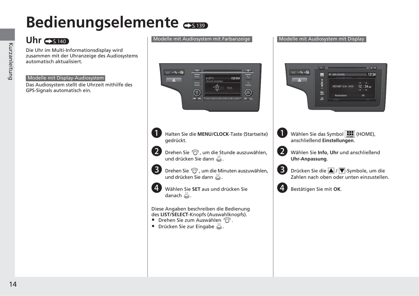 2019-2020 Honda Jazz Owner's Manual | German