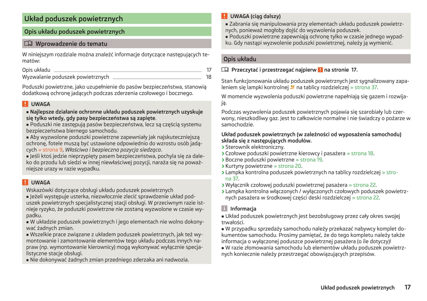 2010-2015 Skoda Fabia Bedienungsanleitung | Polnisch