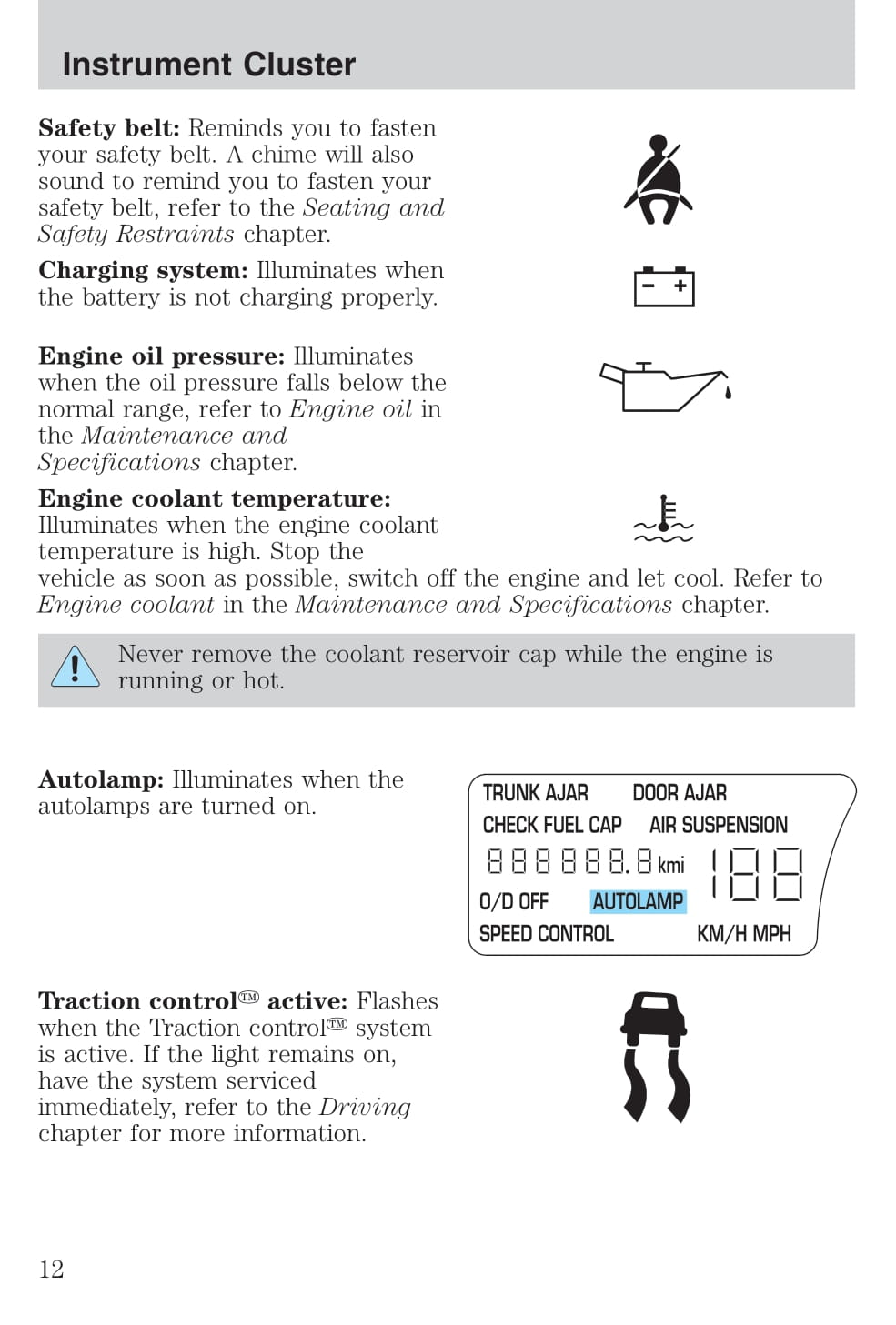 2004 Lincoln Town Car Owner's Manual | English