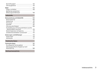 2016-2017 Skoda Yeti Owner's Manual | German