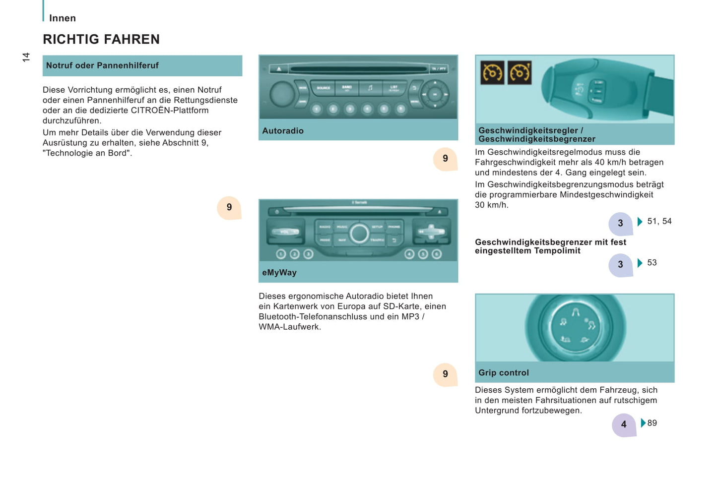 2014-2016 Citroën Jumpy Owner's Manual | German