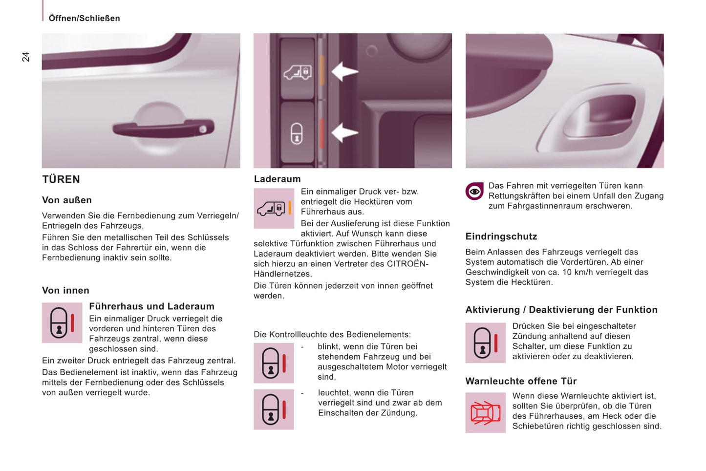 2014-2016 Citroën Jumpy Owner's Manual | German