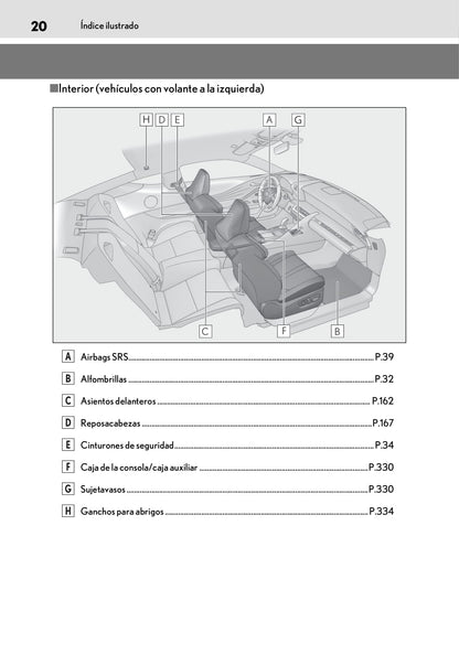 2018-2019 Lexus LC 500/LC 500h Gebruikershandleiding | Spaans