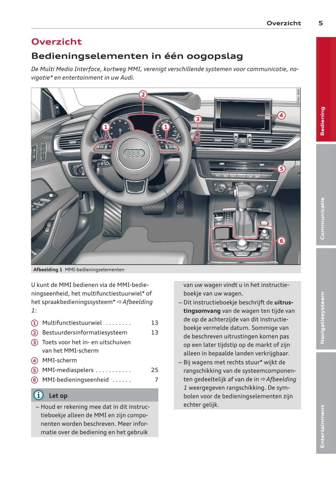 MMI navigation plus Handleiding 2012