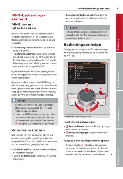 MMI navigation plus Handleiding 2012