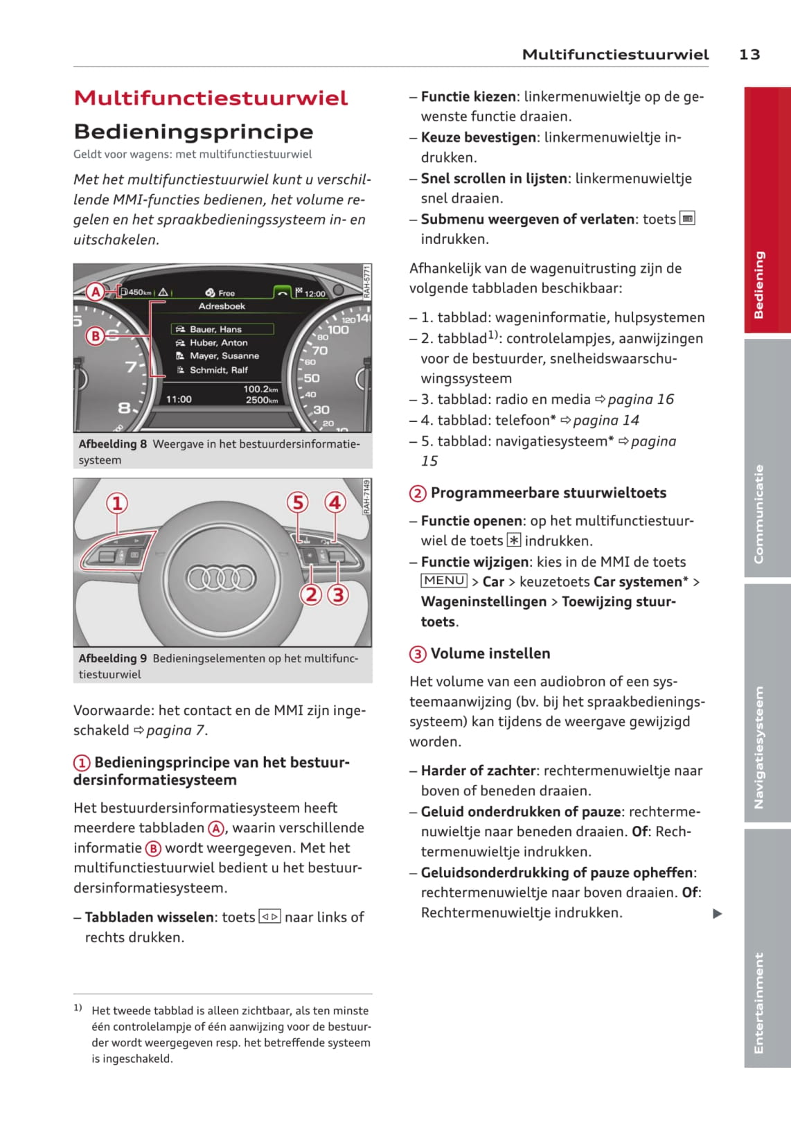 MMI navigation plus Handleiding 2012