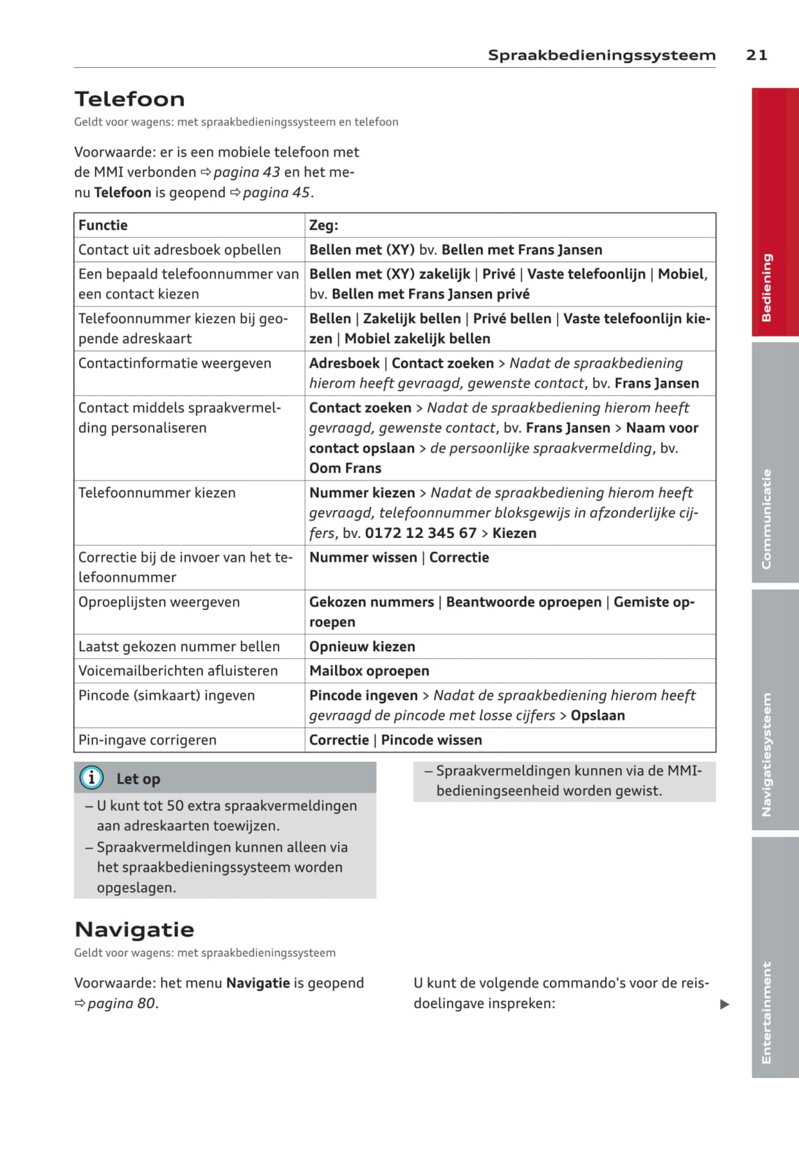 MMI navigation plus Handleiding 2012