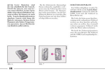 2002-2008 Lanica Phedra Owner's Manual | German