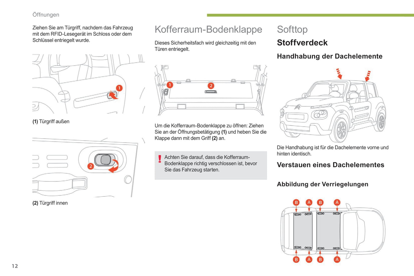 2017-2019 Citroën e-Mehari Gebruikershandleiding | Duits