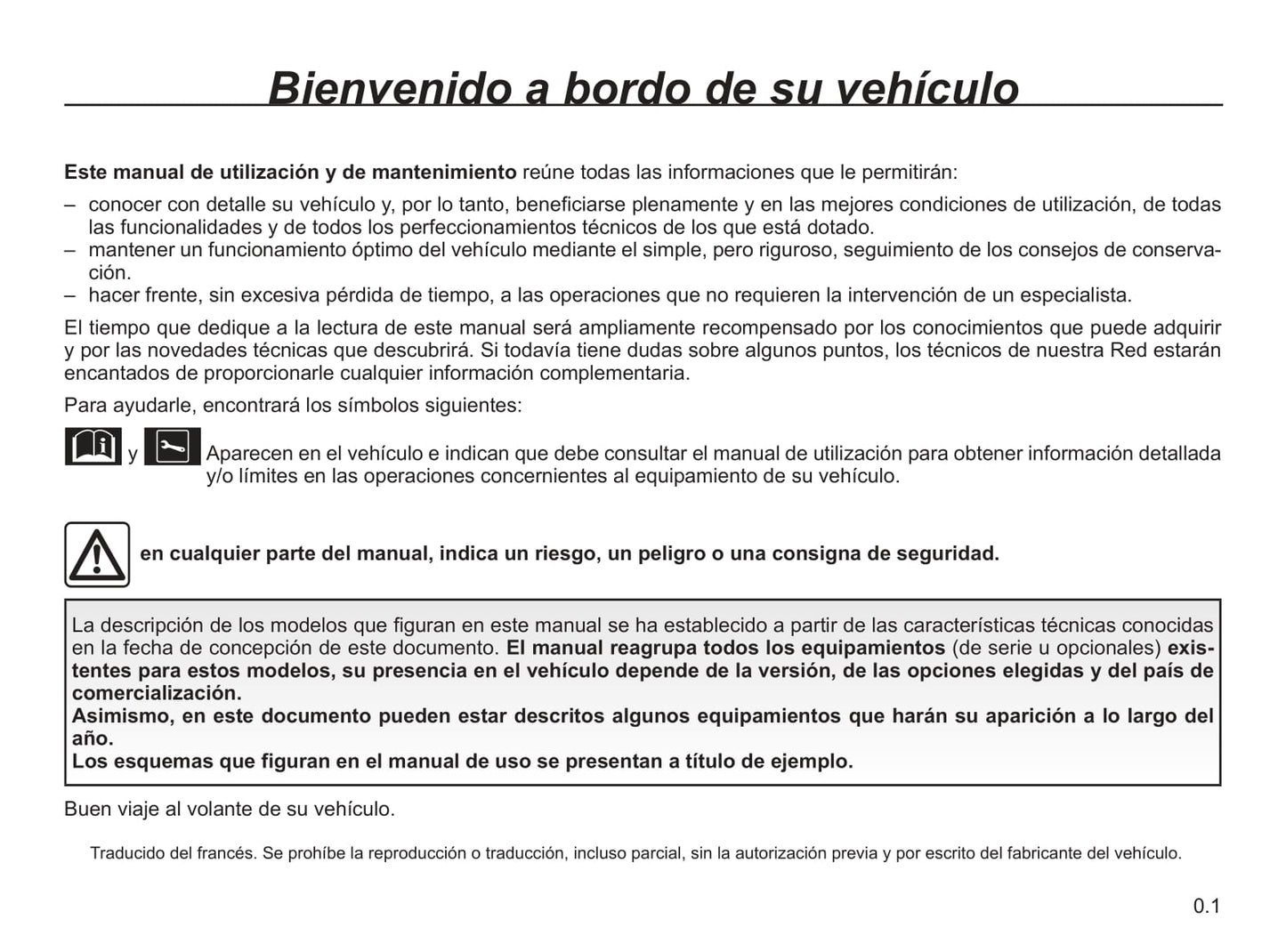 2019-2020 Renault Kadjar Owner's Manual | Spanish