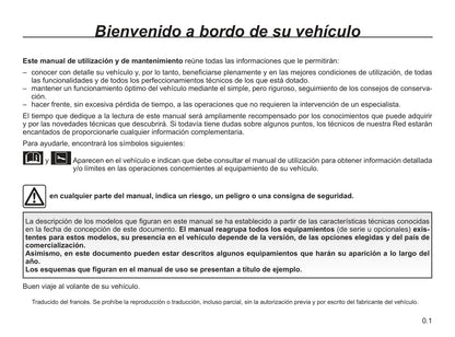 2019-2020 Renault Kadjar Owner's Manual | Spanish