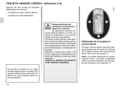 2019-2020 Renault Kadjar Owner's Manual | Spanish