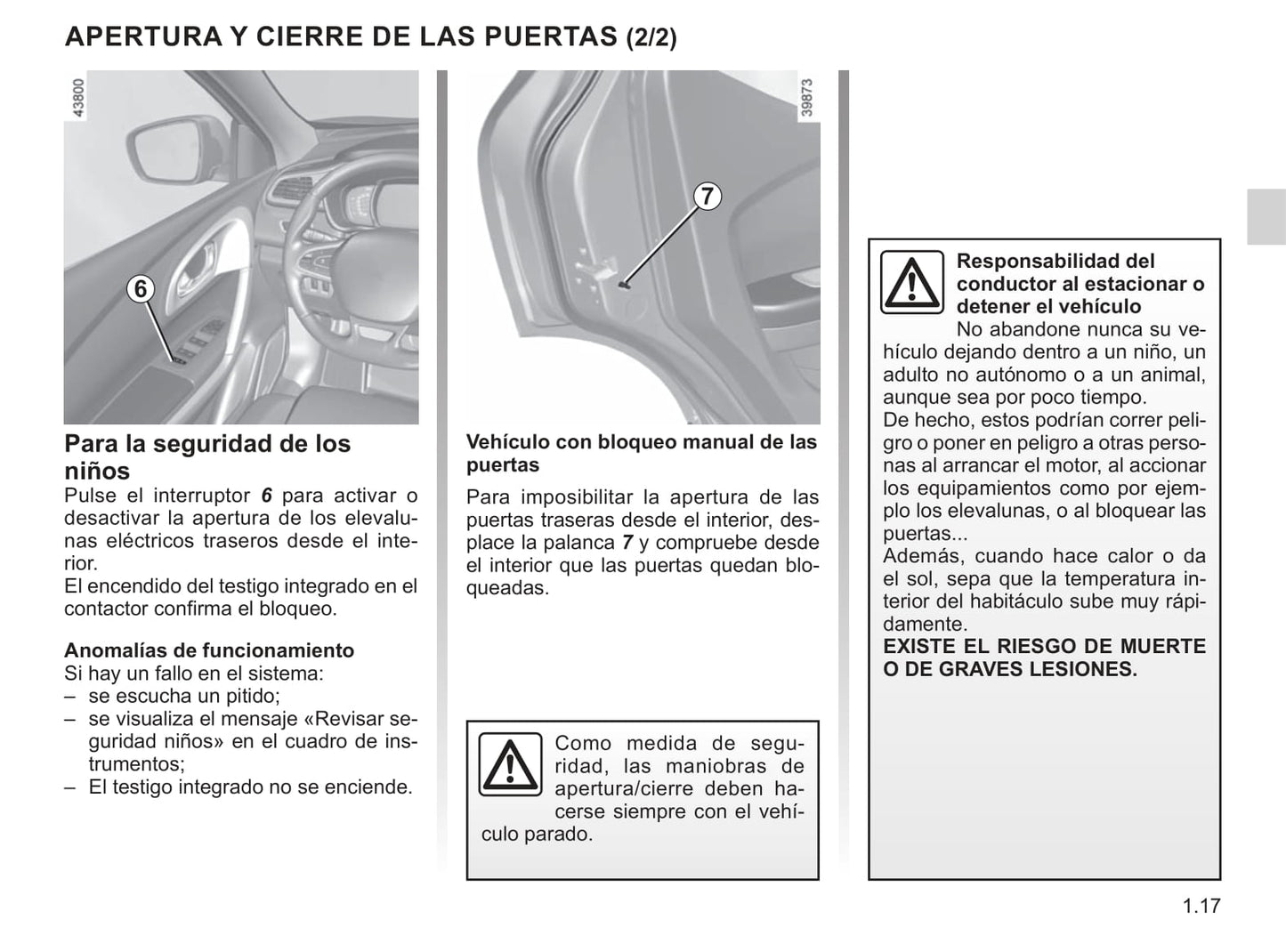 2019-2020 Renault Kadjar Owner's Manual | Spanish