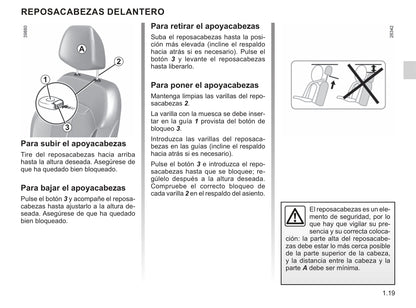 2019-2020 Renault Kadjar Owner's Manual | Spanish