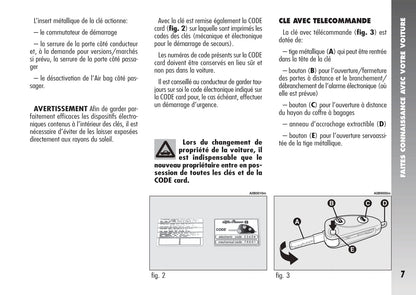 2003-2007 Alfa Romeo 156 Crosswagon Manuel du propriétaire | Français