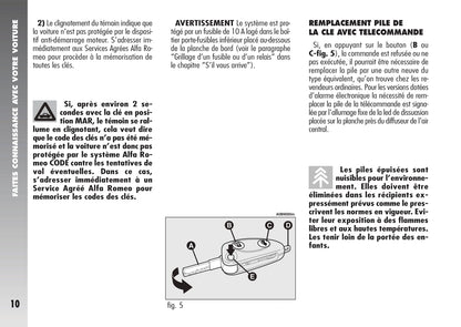 2003-2007 Alfa Romeo 156 Crosswagon Manuel du propriétaire | Français