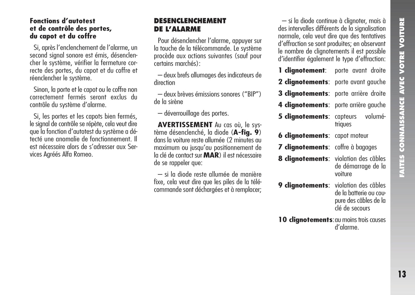 2003-2007 Alfa Romeo 156 Crosswagon Manuel du propriétaire | Français