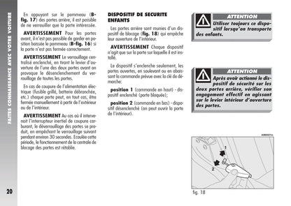 2003-2007 Alfa Romeo 156 Crosswagon Manuel du propriétaire | Français