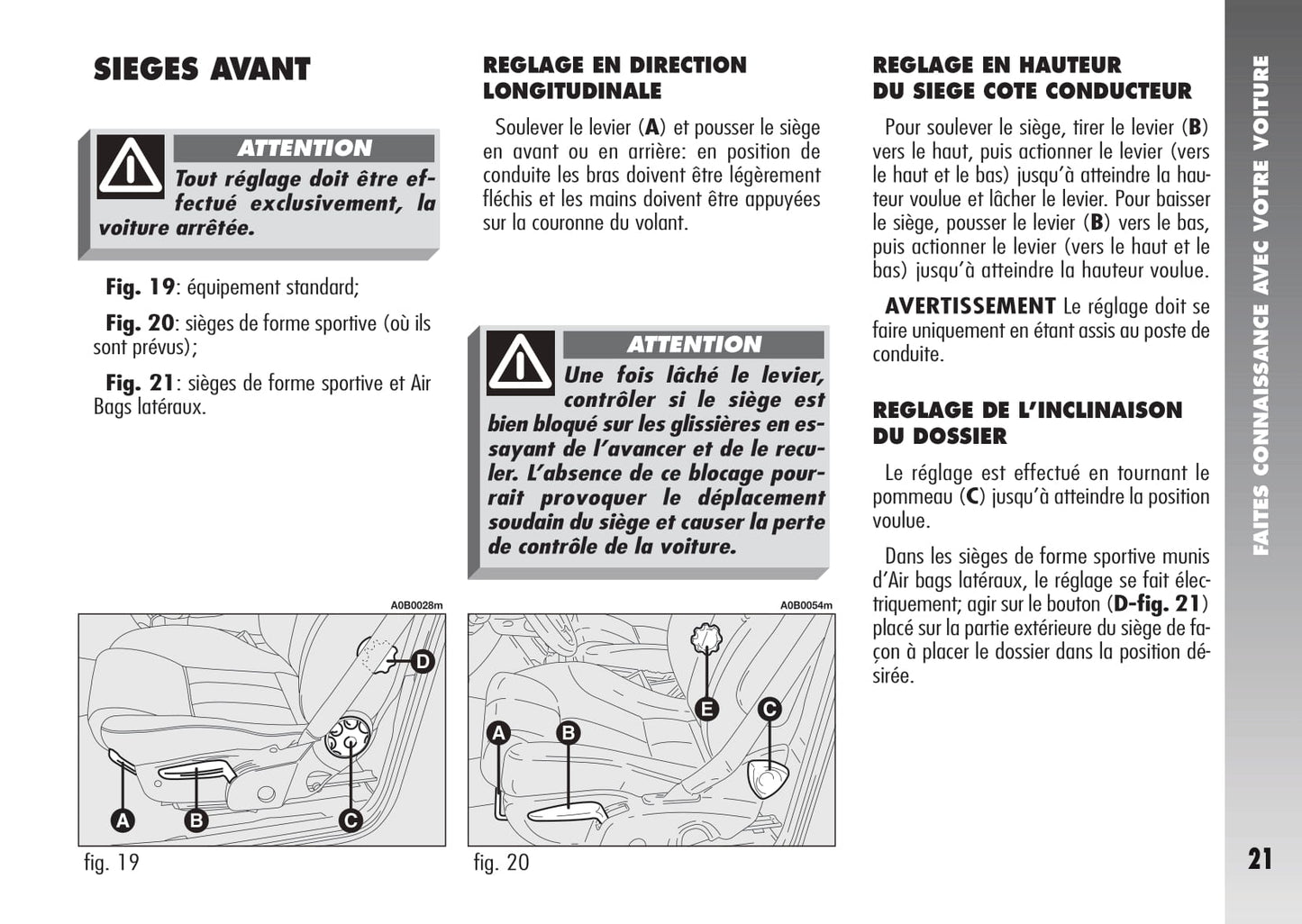 2003-2007 Alfa Romeo 156 Crosswagon Manuel du propriétaire | Français